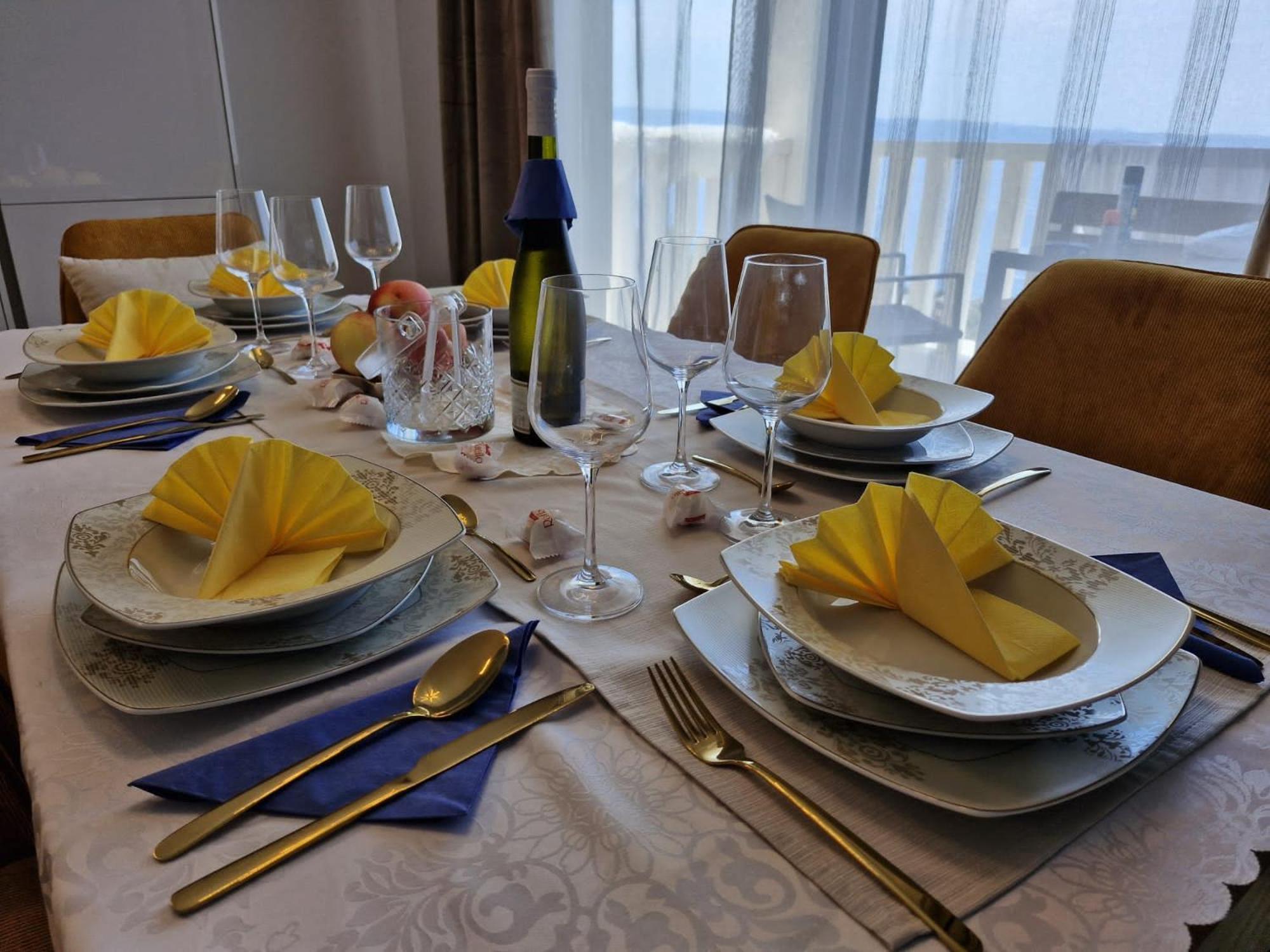 Sea View Luxury Apart Hotel Villa Conte With Swiming Pool And Romantic Spa Podstrana Exterior photo